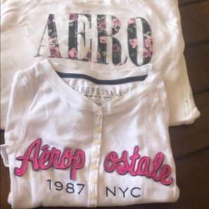 2 for 1! Aeropostale Hoodie & Long Sleeve Tee!